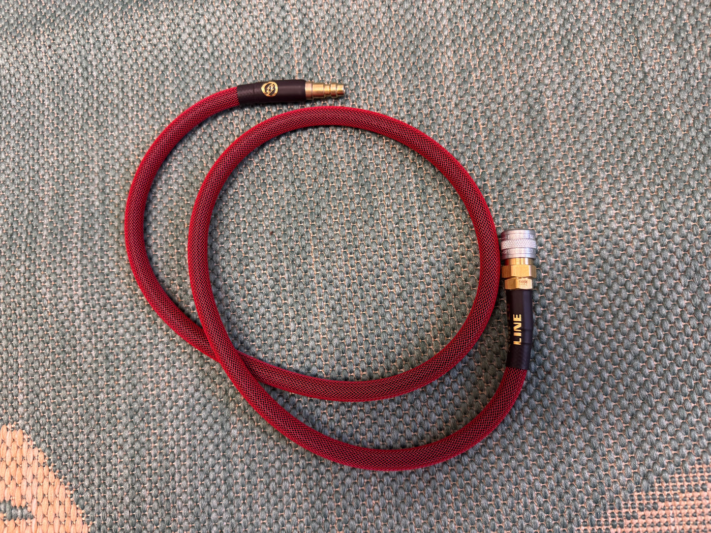 Red Amped Weaved HPA line
