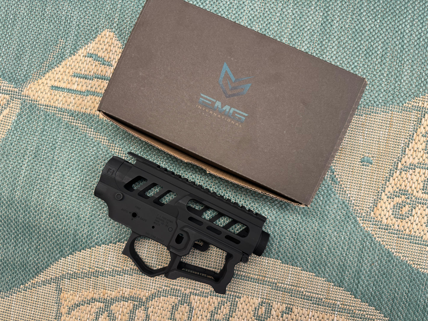 EMG F-1 Firearms Officially Licensed UDR-15-3G Full Metal M4 Receiver Set (Color: Black)