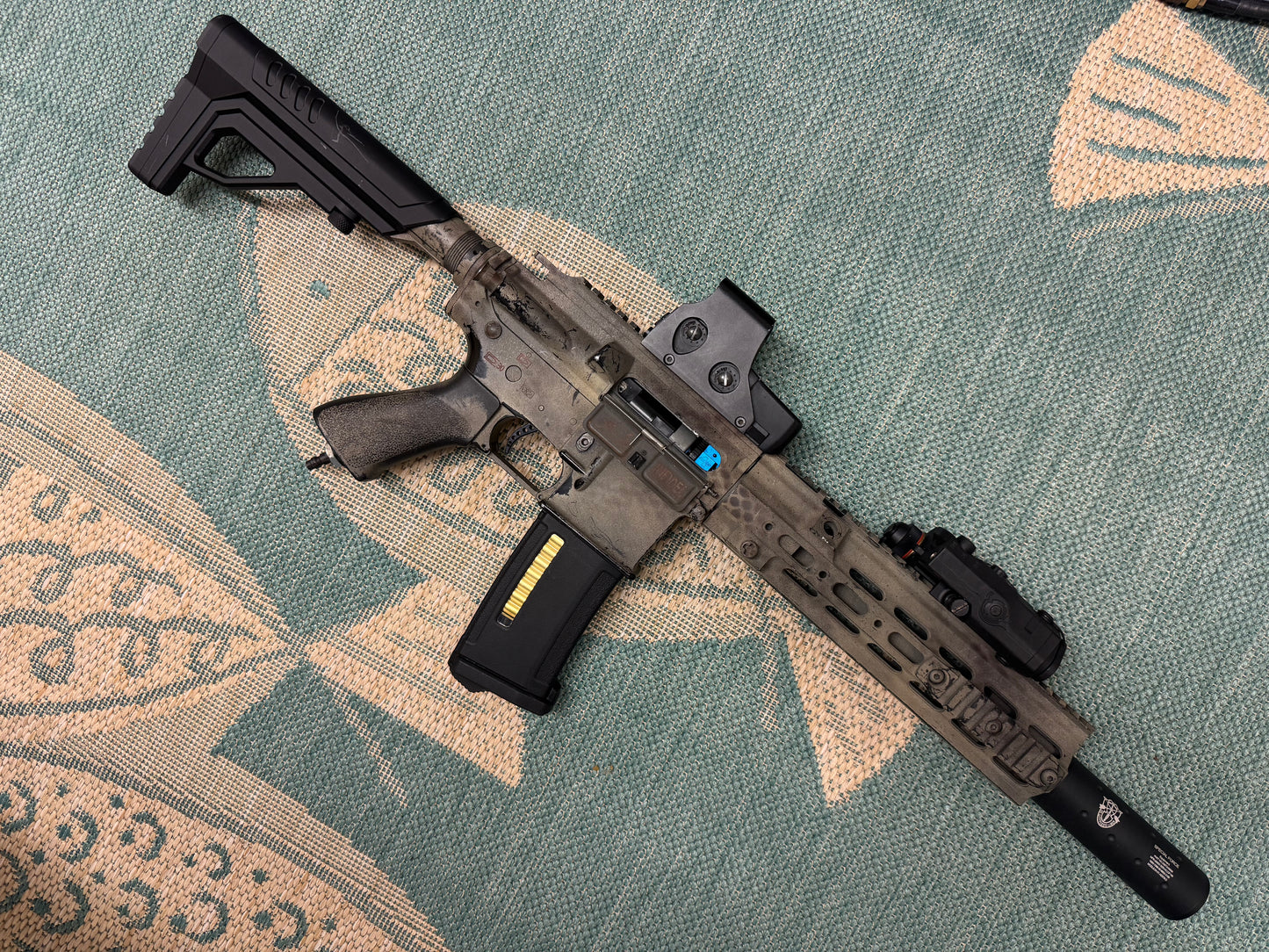 Fully Built Camo M-lok Polarstar Jack HPA M4