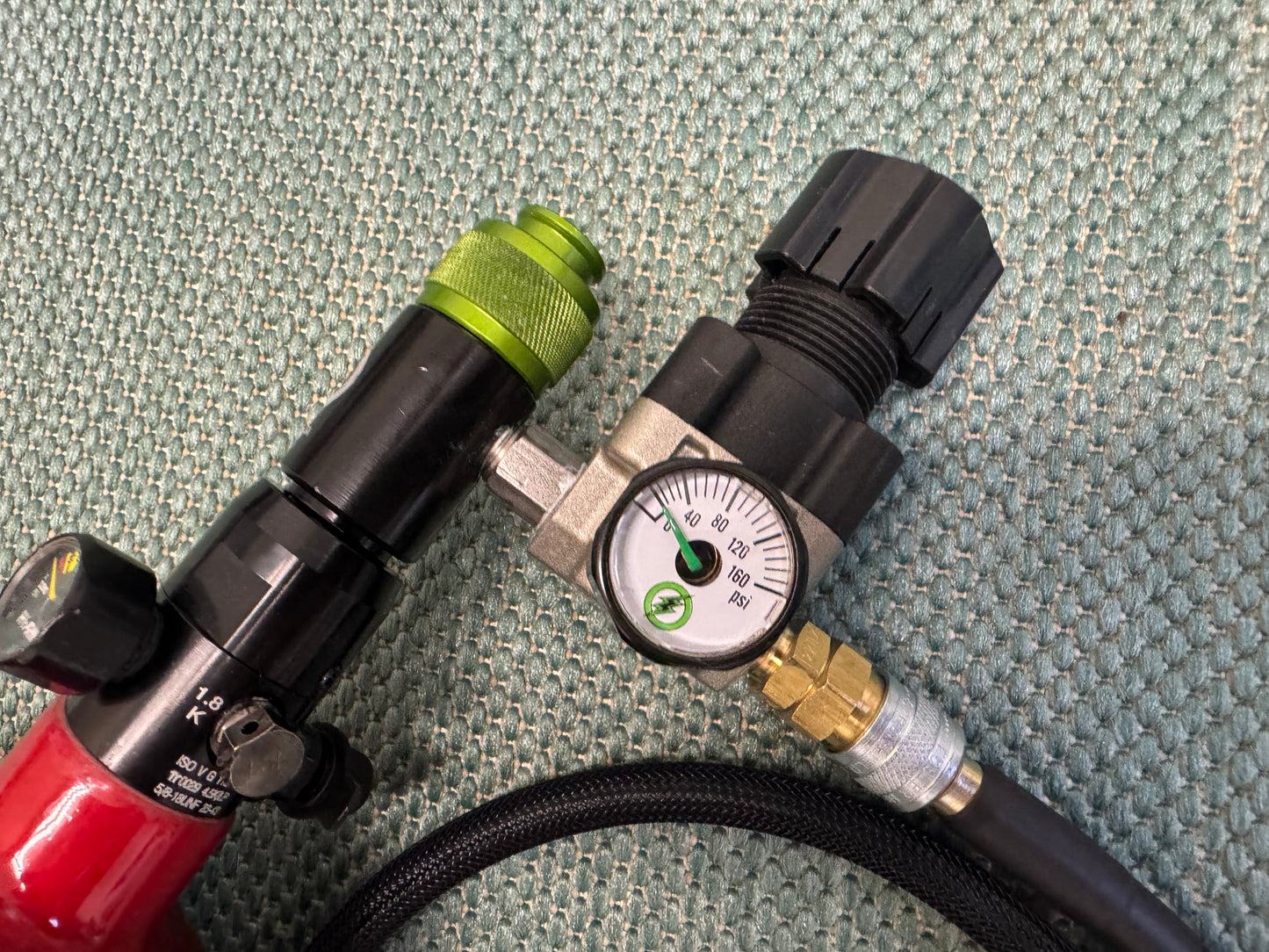 Carbon 48/4500 Tank with SLP Regulator and line