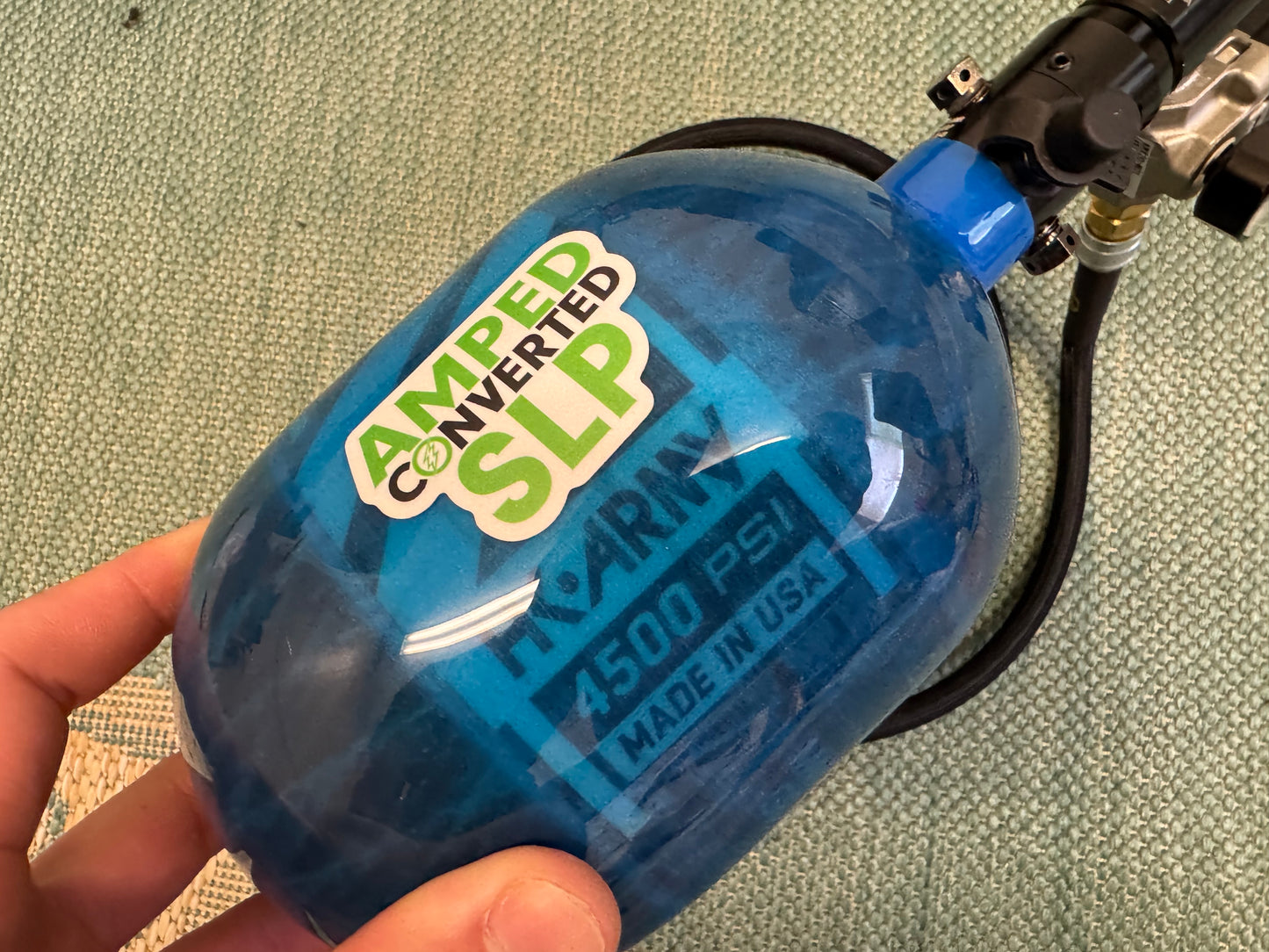 Carbon 48/4500 Tank with SLP Regulator and line