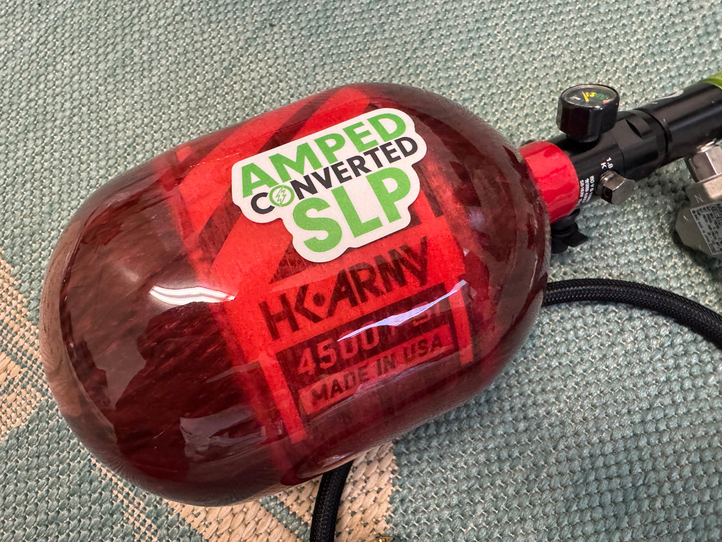 Carbon 48/4500 Tank with SLP Regulator and line