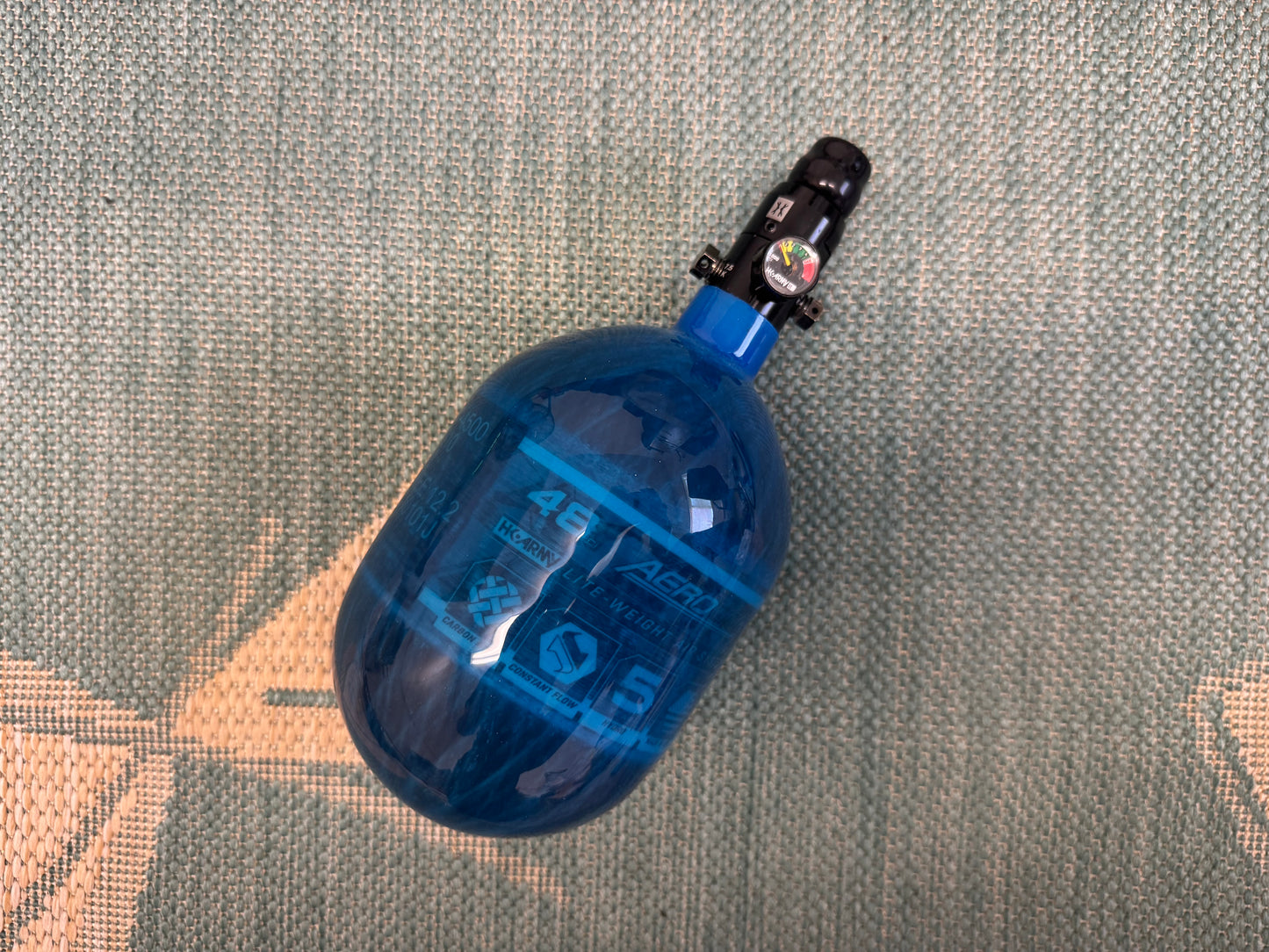 HK Army 48/4500 Blue AEROLITE Carbon Fiber Tank | SLP