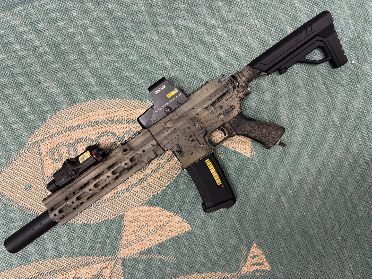 Fully Built Camo M-lok Polarstar Jack HPA M4