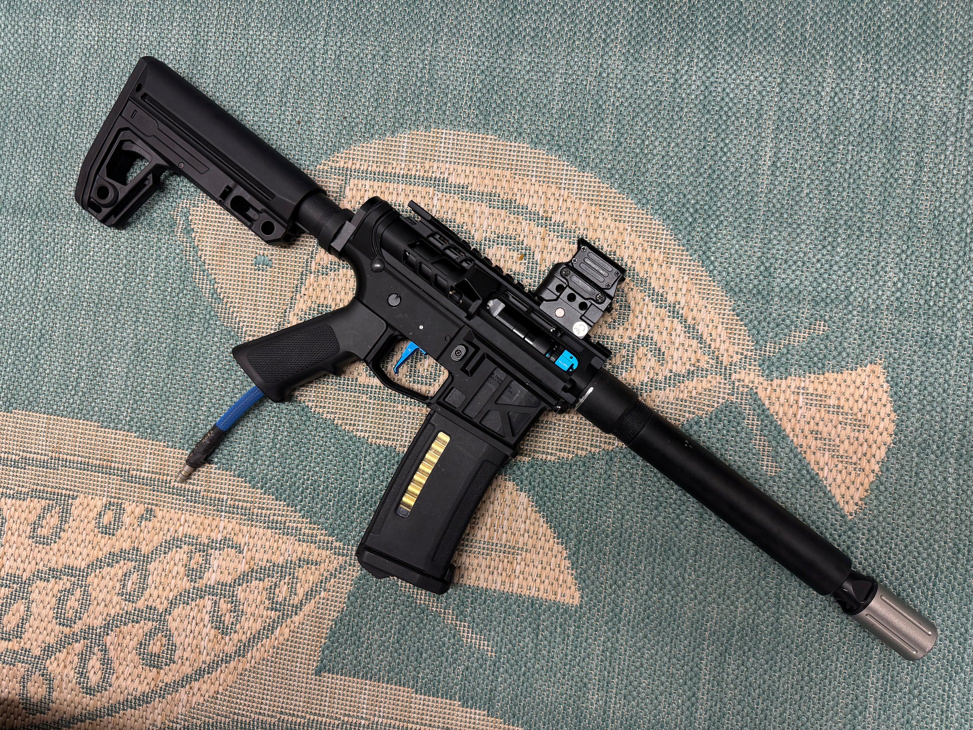 KA Tech Drop Stock BLU Polarstar Jack HPA M4