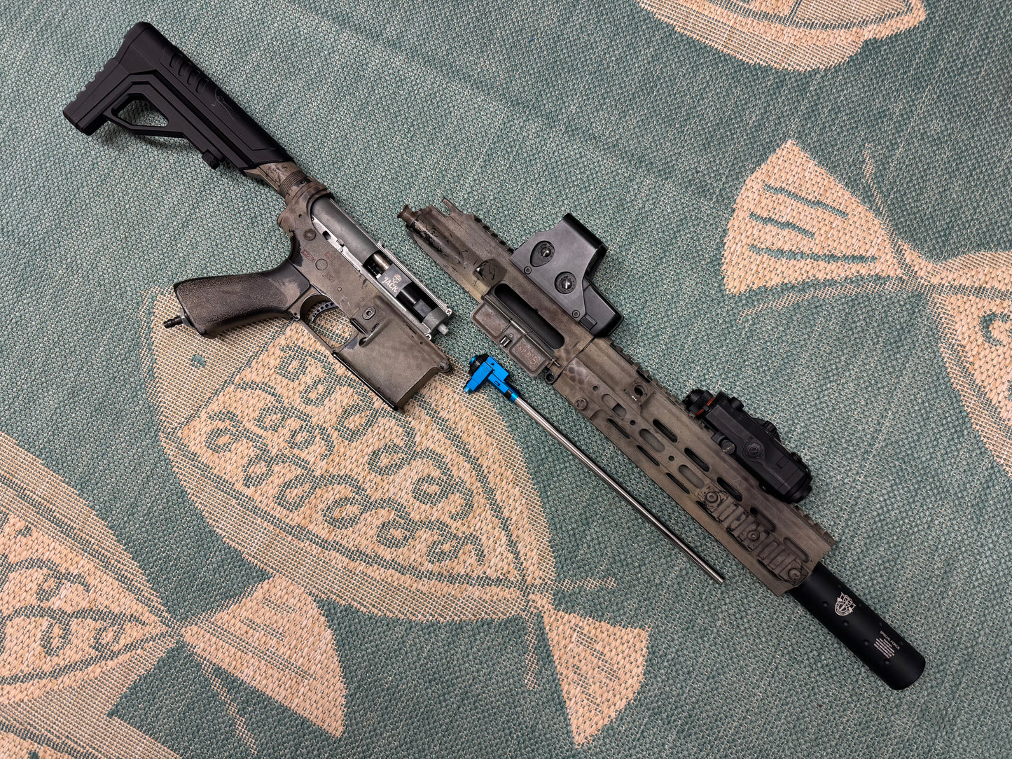 Fully Built Camo M-lok Polarstar Jack HPA M4