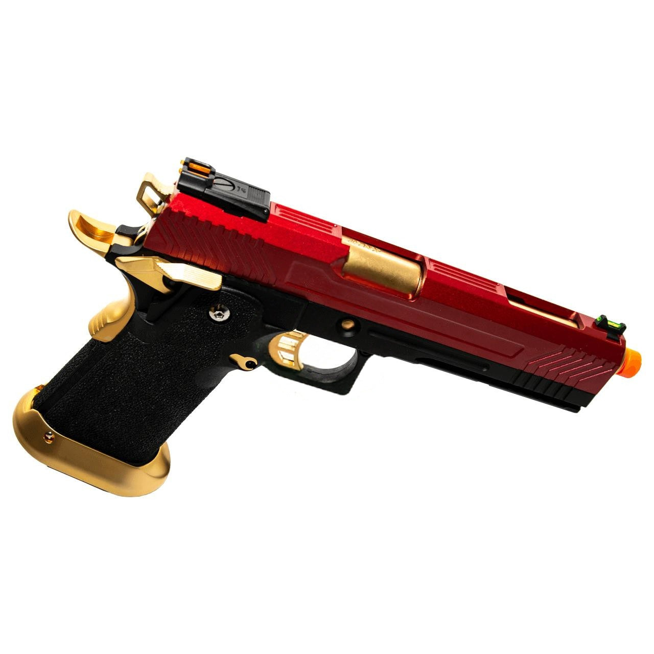 AW Custom Hi-Capa Competition GBB Pistol Red / Gold