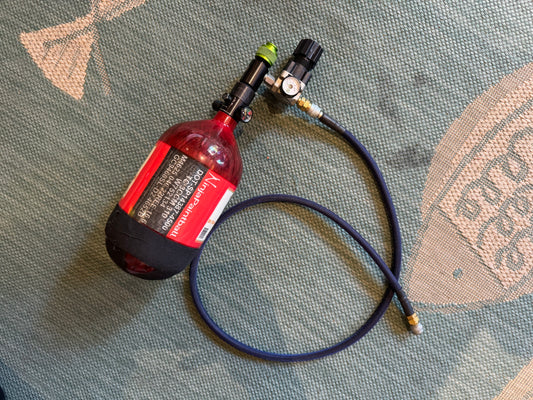 Carbon Tapatio HPA Tank with SLP regulator and line