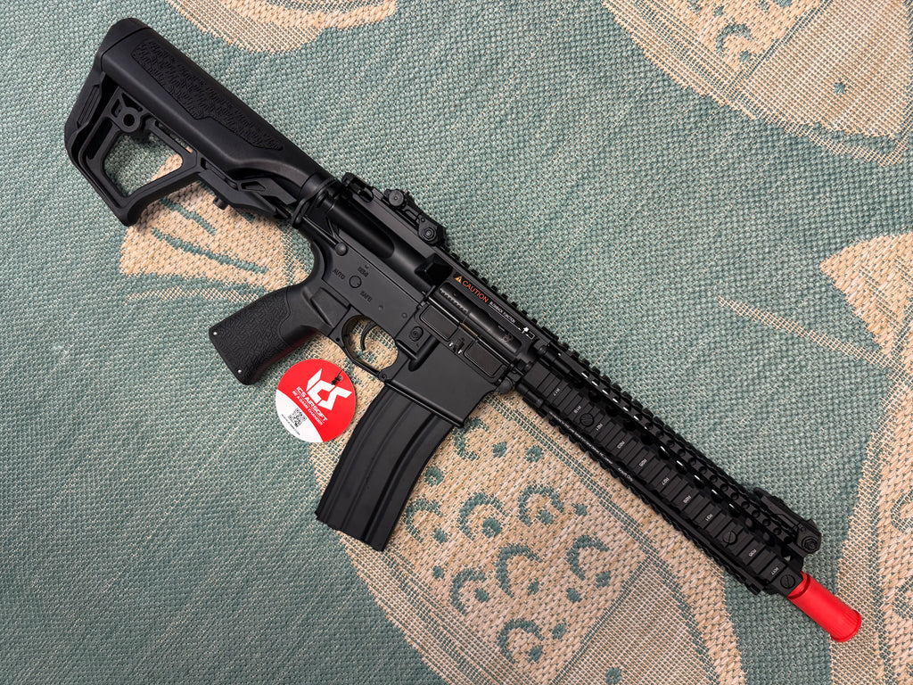 EMG / Daniel Defense Licensed DDMK18 Airsoft EBB AEG Rifle w/ S3 Electronic Trigger by ICS 350 FPS