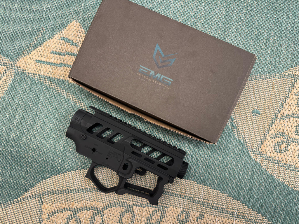 EMG F-1 Firearms Officially Licensed UDR-15-3G Full Metal M4 Receiver Set (Color: Black)
