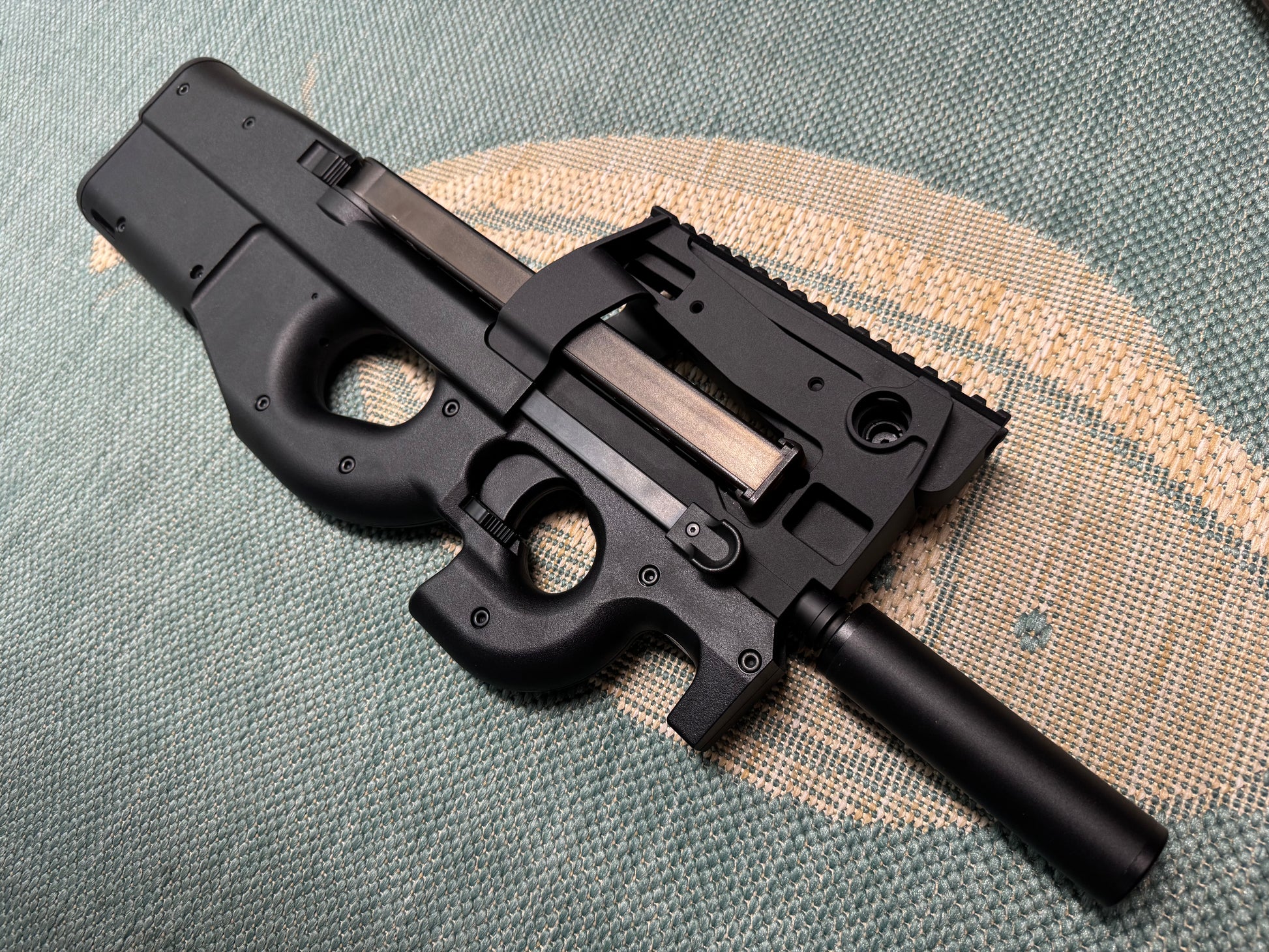 EMG / KRYTAC FN P90® Airsoft AEG Training Rifle Licensed by Cybergun (Model: 350 FPS)