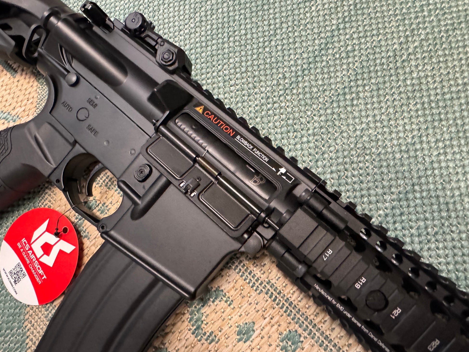 EMG / Daniel Defense Licensed DDMK18 Airsoft EBB AEG Rifle w/ S3 Electronic Trigger by ICS 350 FPS