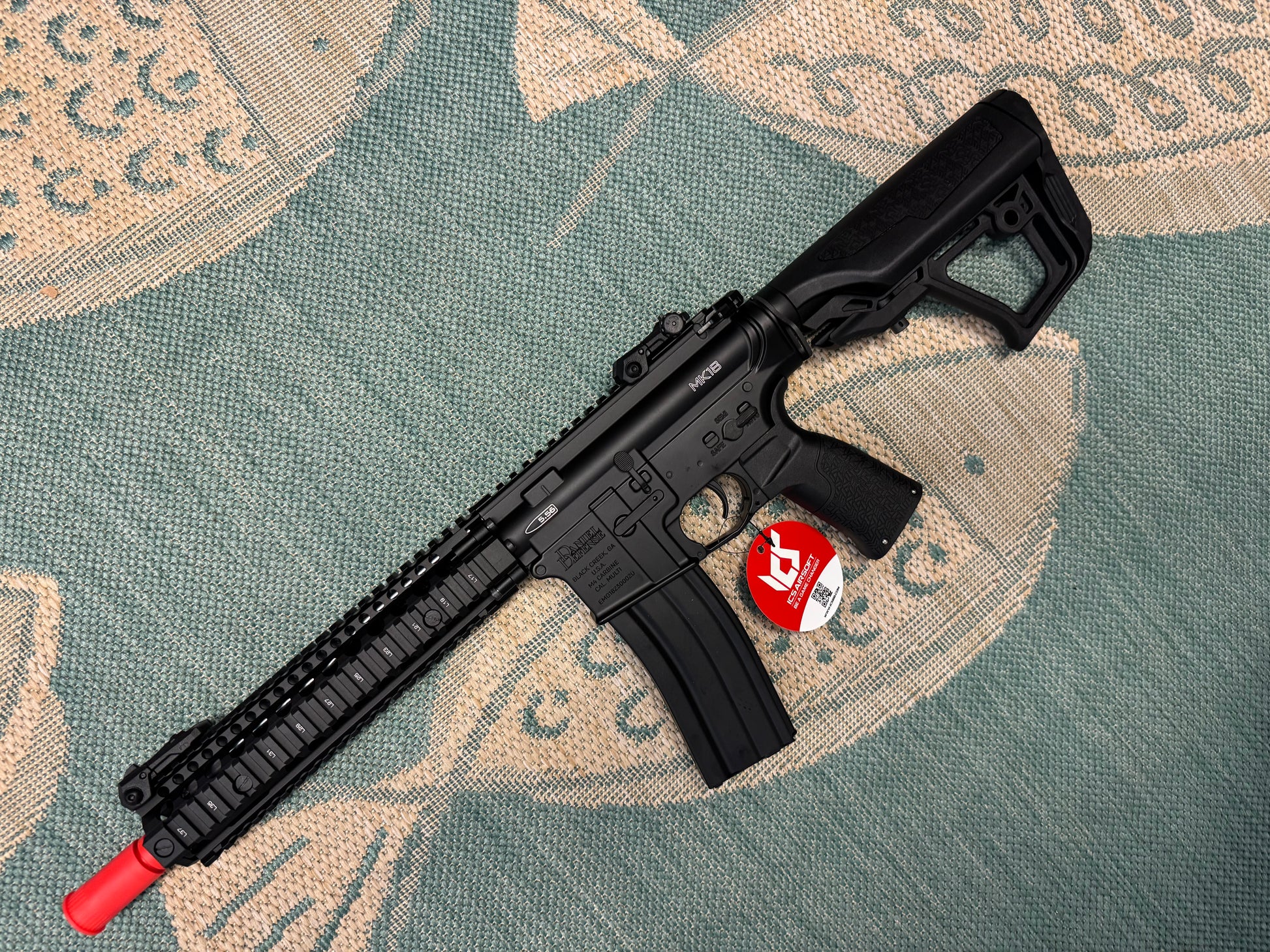 EMG / Daniel Defense Licensed DDMK18 Airsoft EBB AEG Rifle w/ S3 Electronic Trigger by ICS 350 FPS