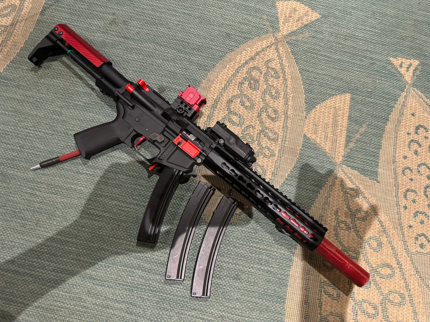 Built King Arms Polarstar Jack 9mm Red Carbine HPA