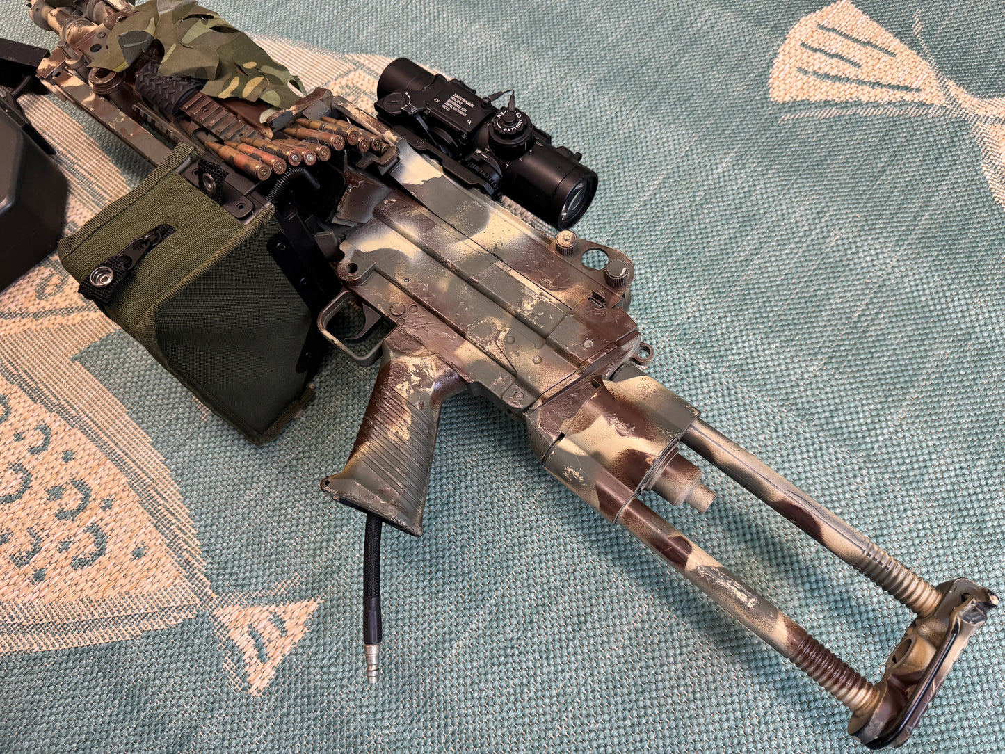 Built Camo M249 Featherweight Polarstar F2 HPA