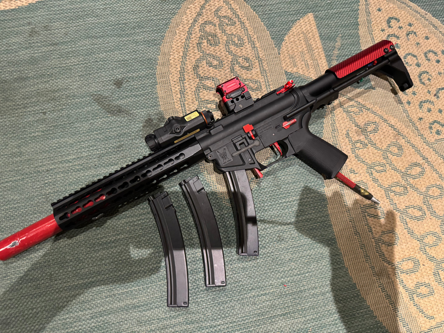 🔥SALE🔥Built King Arms Polarstar Jack 9mm Red Carbine HPA