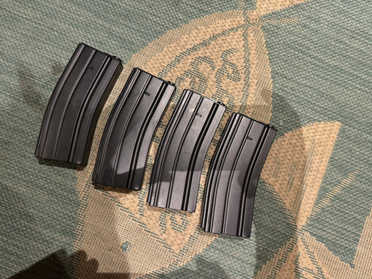 4x Metal 120rd midcaps M4 magazines