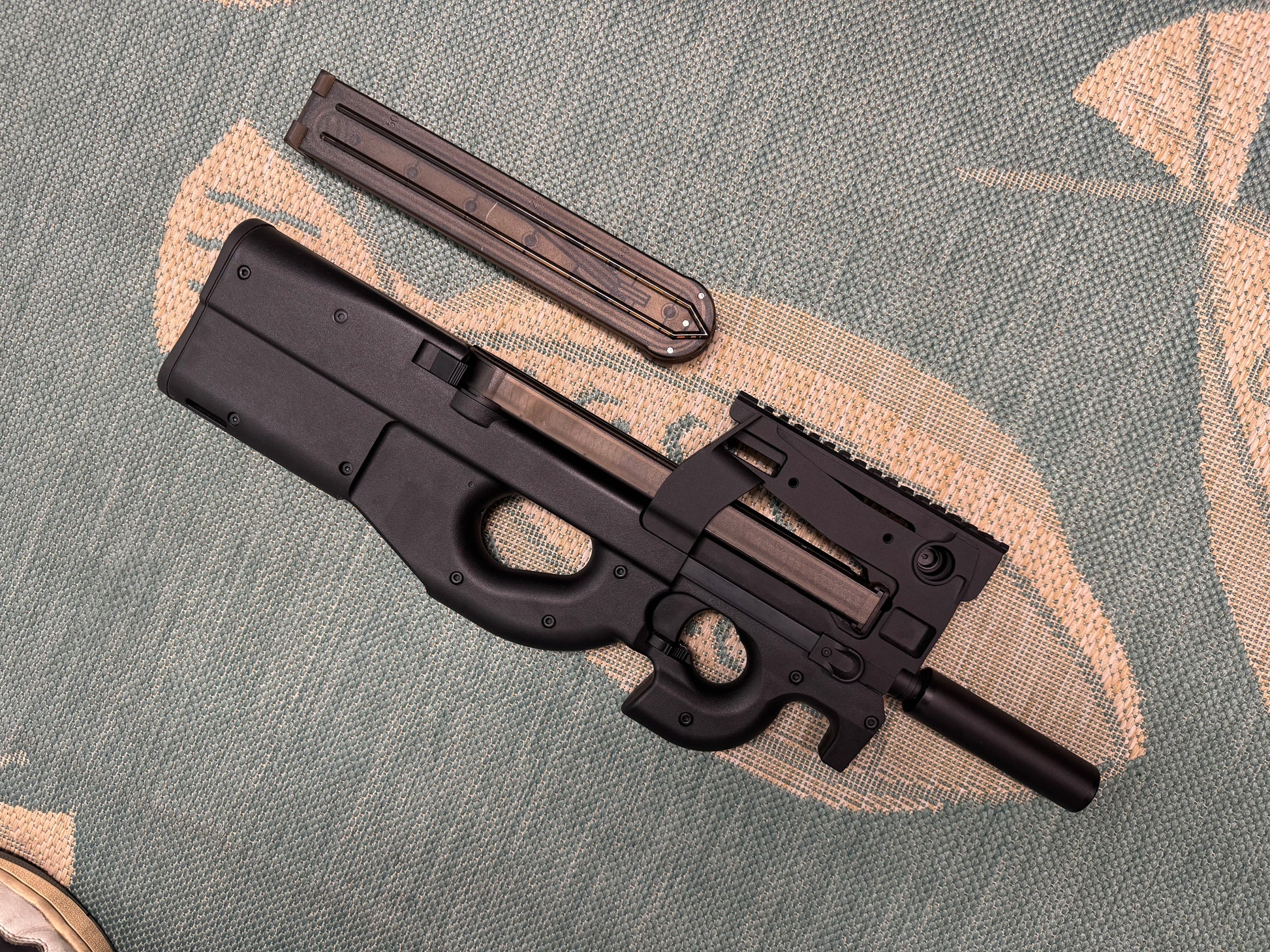 EMG / KRYTAC FN P90® Airsoft AEG Training Rifle Licensed by Cybergun (Model: 350 FPS)