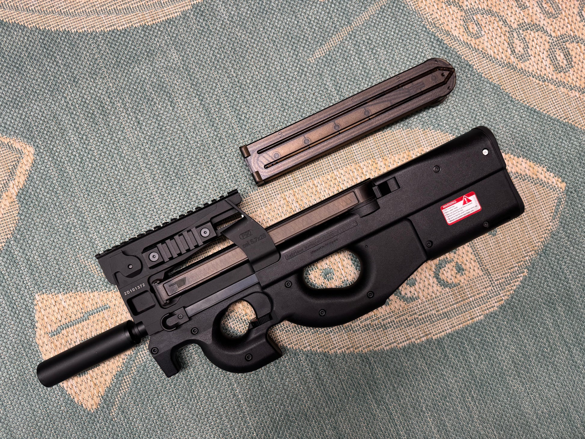 EMG / KRYTAC FN P90® Airsoft AEG Training Rifle Licensed by Cybergun (Model: 350 FPS)