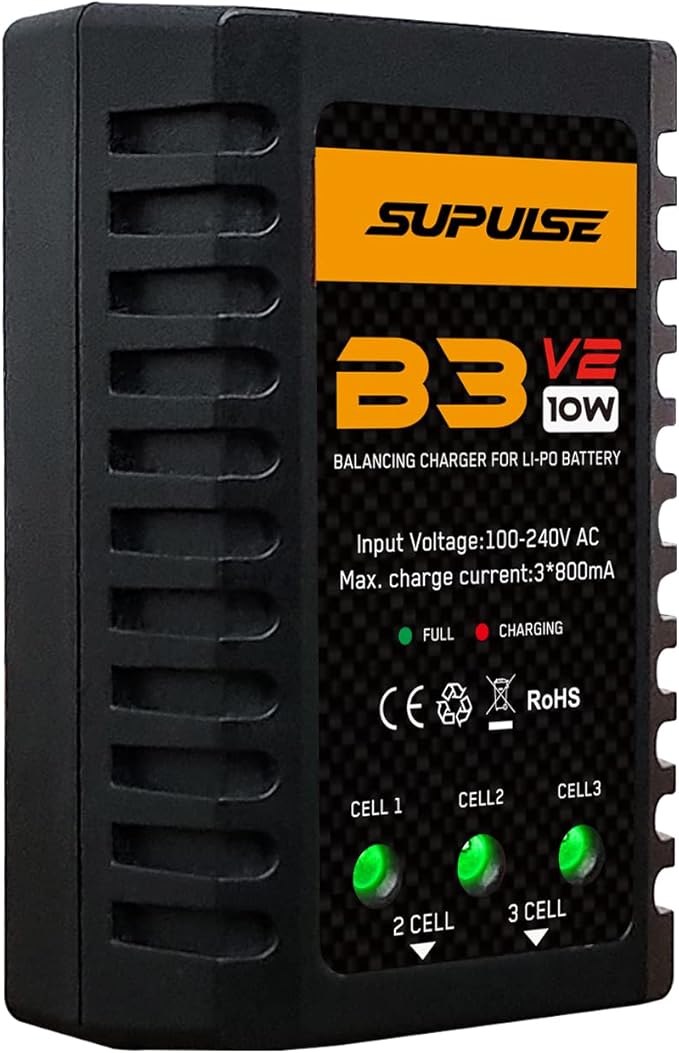 SUPULSE B3 V2 Lipo Balance Charger 7.4-11.1V