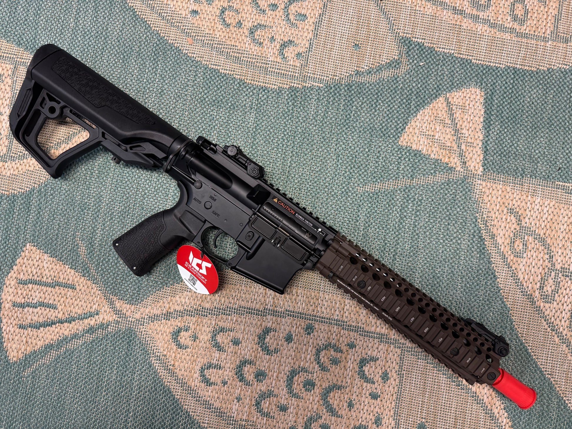 EMG / Daniel Defense Licensed DDMK18 Airsoft EBB AEG Rifle w/ S3 Electronic Trigger by ICS 350 FPS
