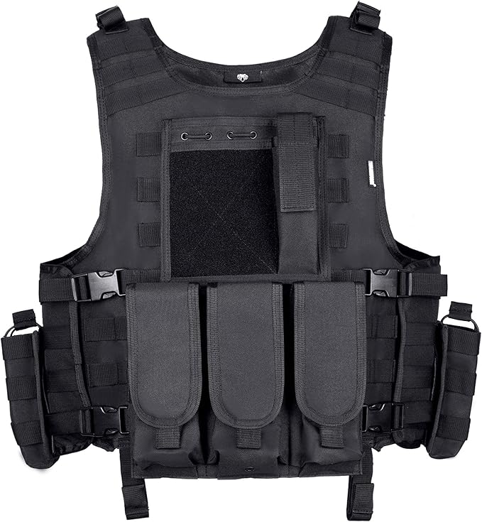Tactical Airsoft Vest Adjustable Modular Airsoft Paintball Vest
