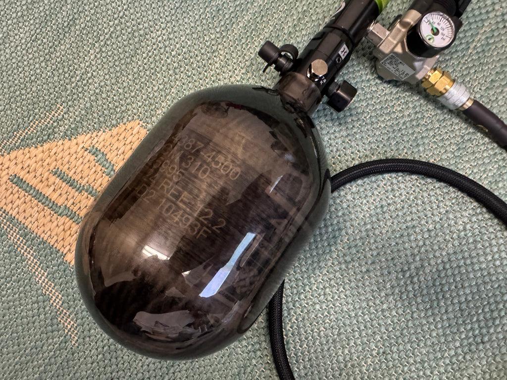 Carbon 48/4500 Tank with SLP Regulator and line
