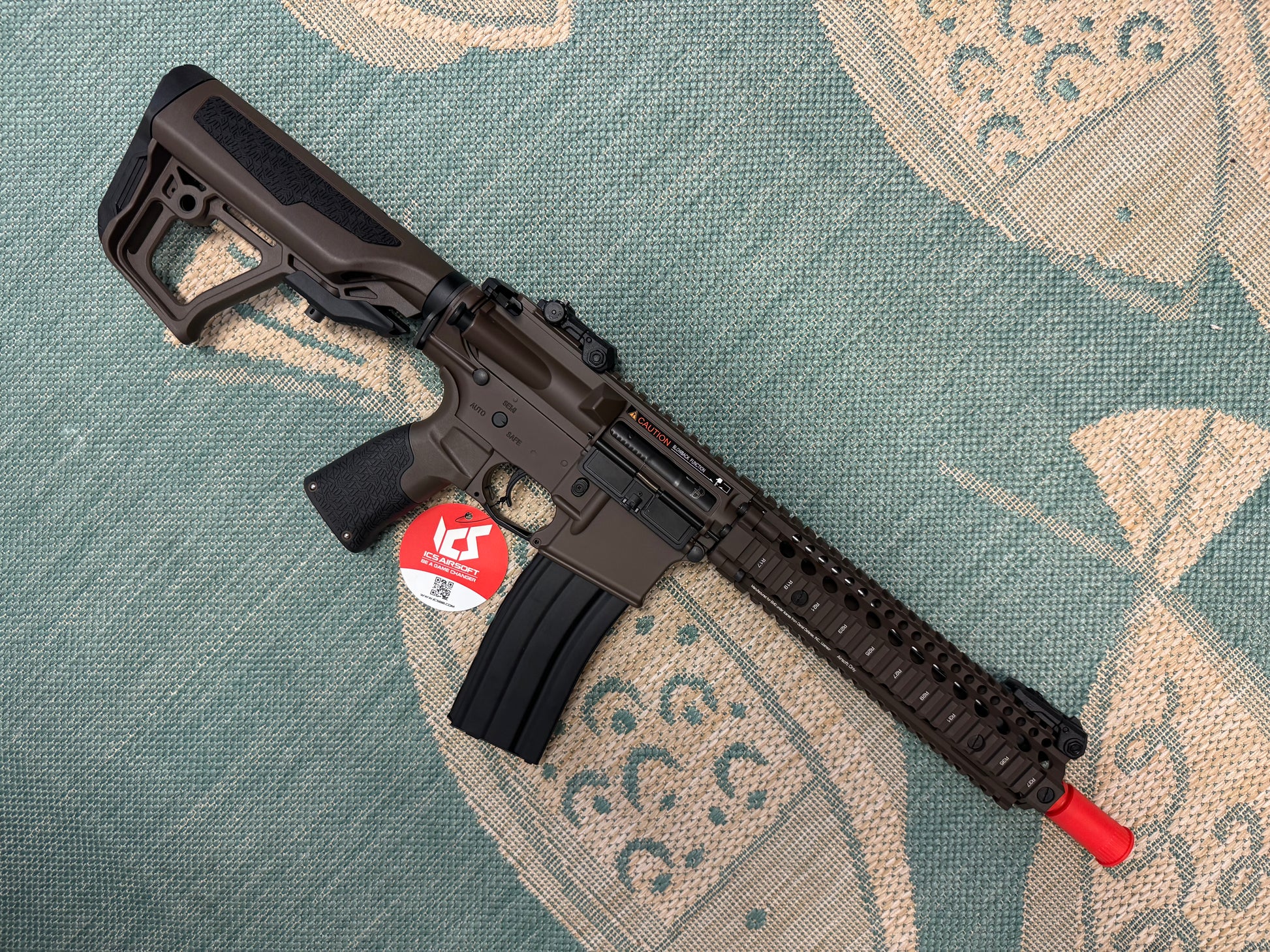 EMG / Daniel Defense Licensed DDMK18 Airsoft EBB AEG Rifle w/ S3 Electronic Trigger by ICS 350 FPS