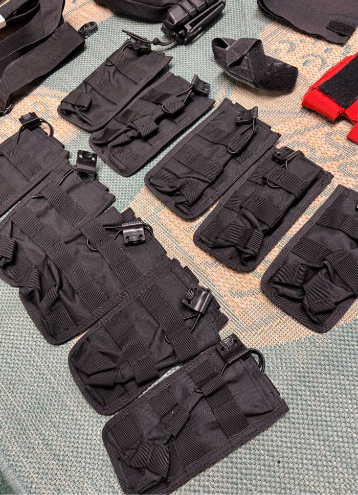 Black Gear Lot With SpeedQB gear
