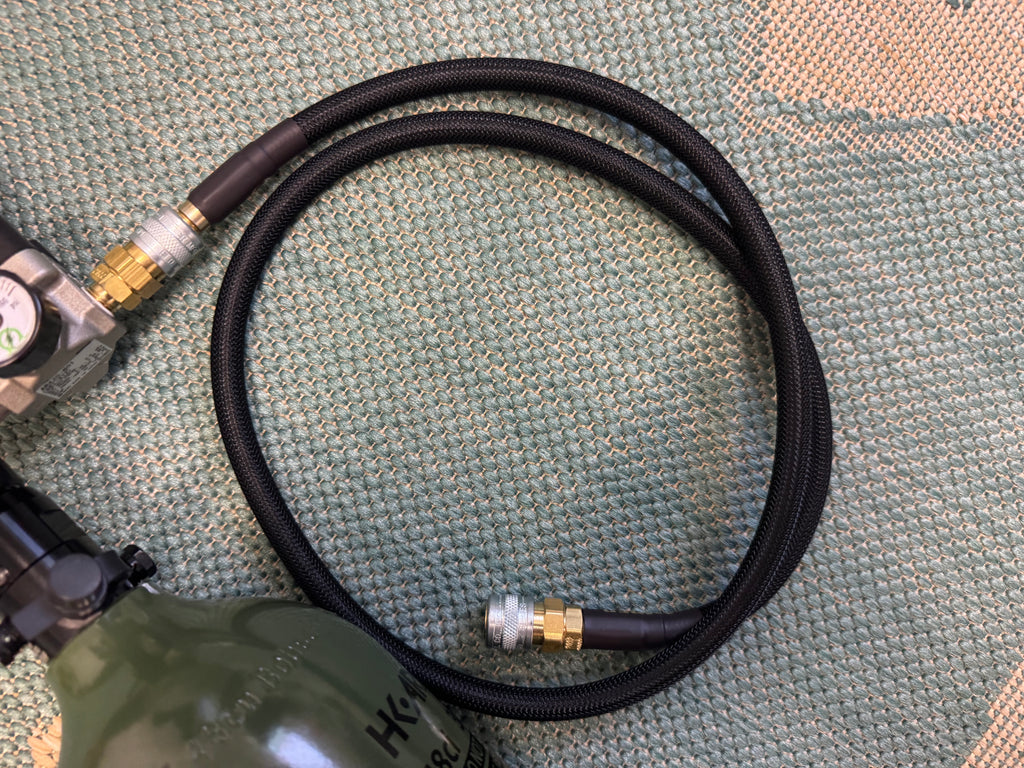 48/3000 HPA Airtank Olive with SLP regulator and line