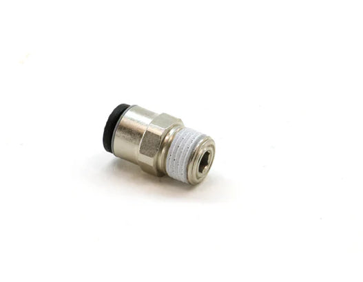 Air Line Input Fitting, 6mm x 1/8PTC (Threaded)