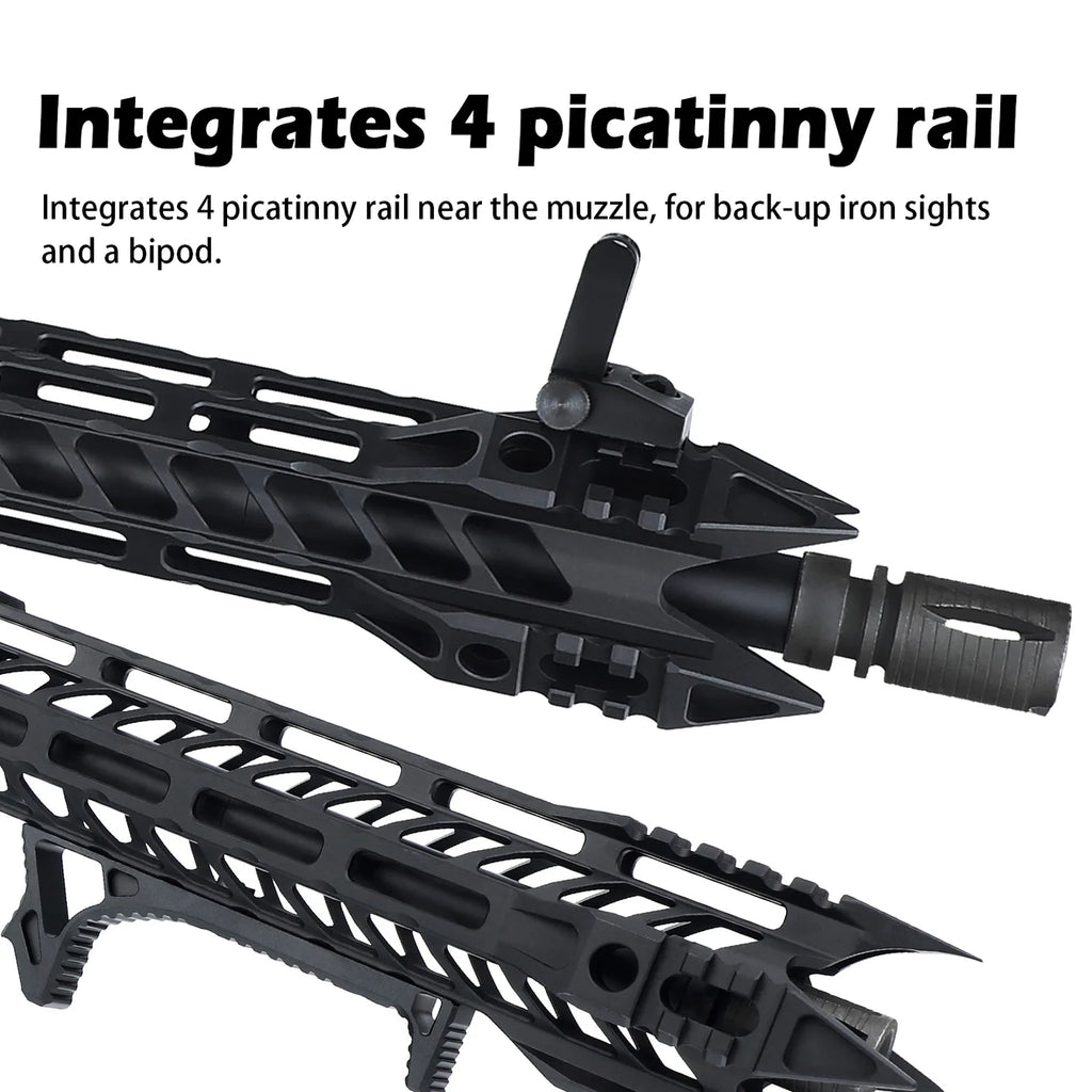 Gen2 AR-15 Javelin Handguard M-LOK Free Float with Steel Barrel Nut 7" 10" 12" 15"