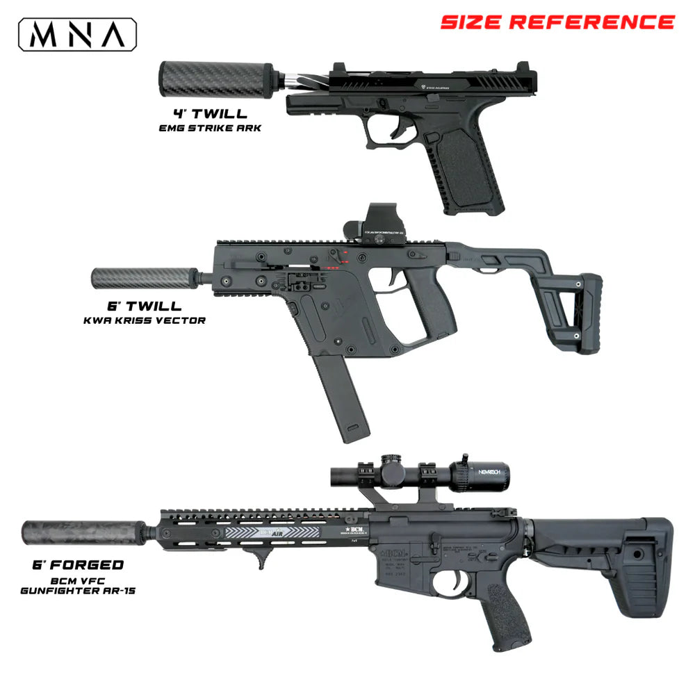 Phantom™ Carbon Fiber Airsoft Suppressor