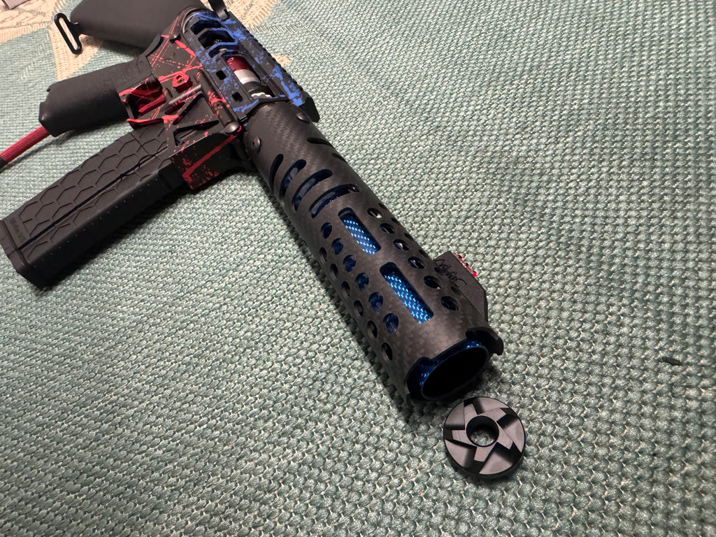 KA Tech MAC Polarstars F2 AR8 HPA M4 Stuby Type 3 Skeletonized Cerakote Splatter