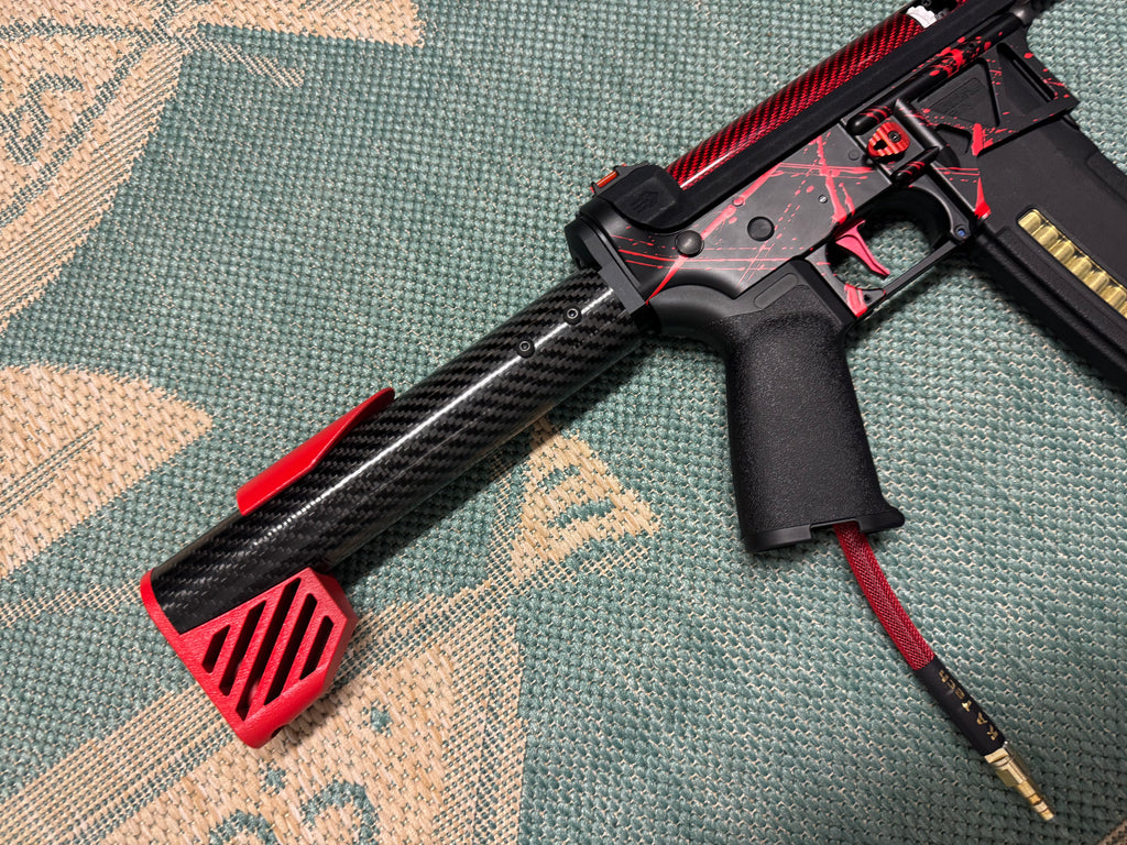 KA Tech MAC Polarstars F2 AR8 HPA M4 Carbon Type 3 Skeletonized Cerakote Splatter