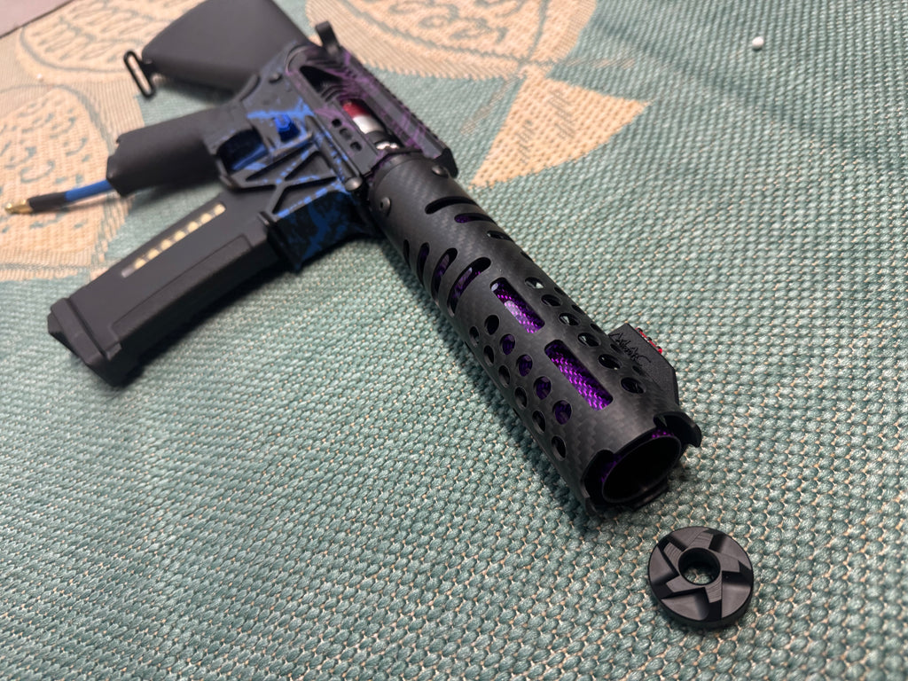 KA Tech MAC Polarstars F2 AR8 HPA M4 Stuby Type 2 Skeletonized Cerakote Splatter