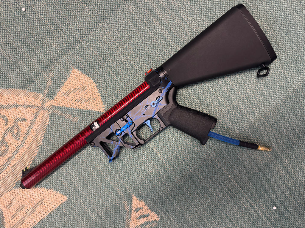 KA Tech MAC Polarstars F2 AR8 HPA M4 Stuby Type 2 Skeletonized Cerakote Splatter