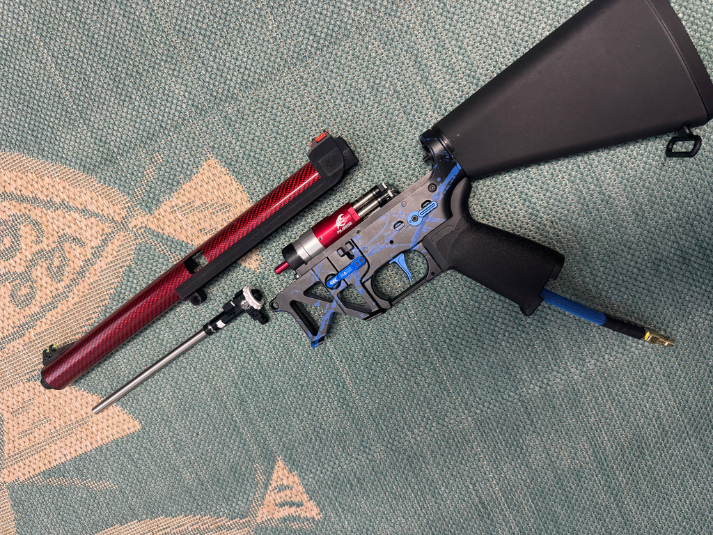 KA Tech MAC Polarstars F2 AR8 HPA M4 Stuby Type 2 Skeletonized Cerakote Splatter