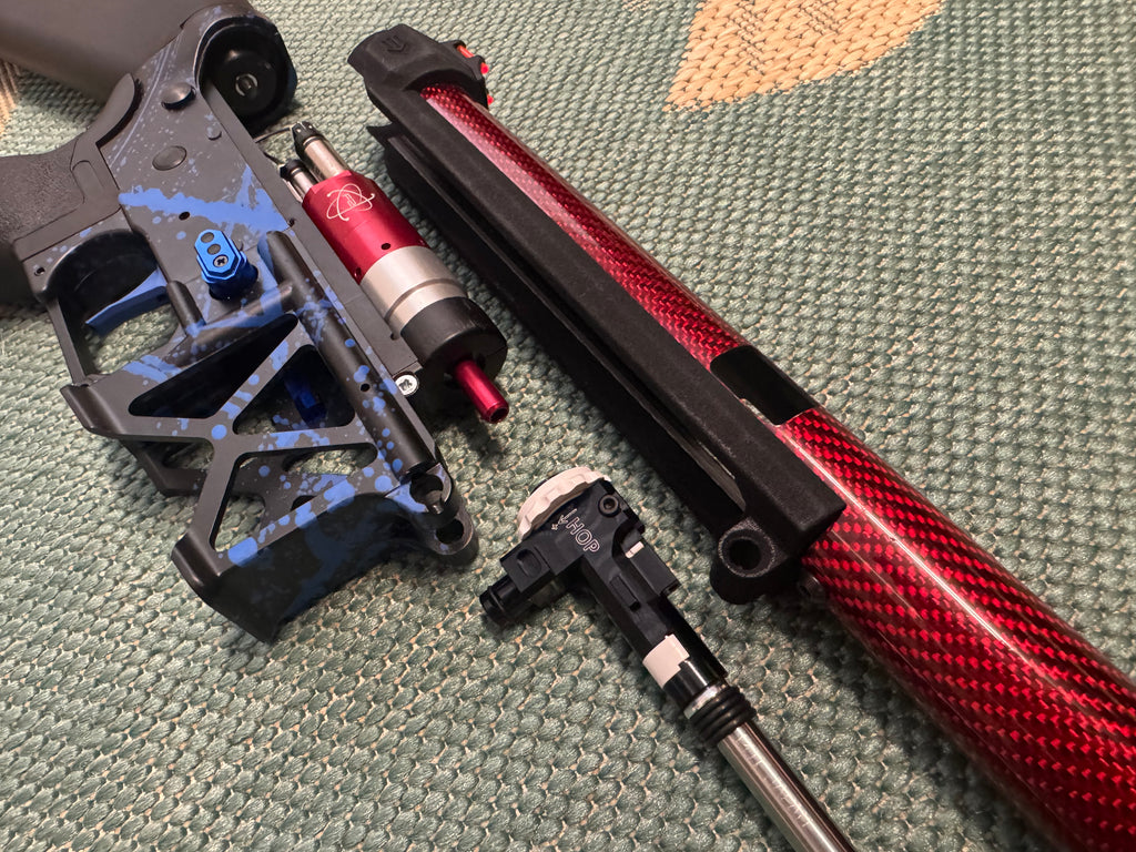 KA Tech MAC Polarstars F2 AR8 HPA M4 Stuby Type 2 Skeletonized Cerakote Splatter
