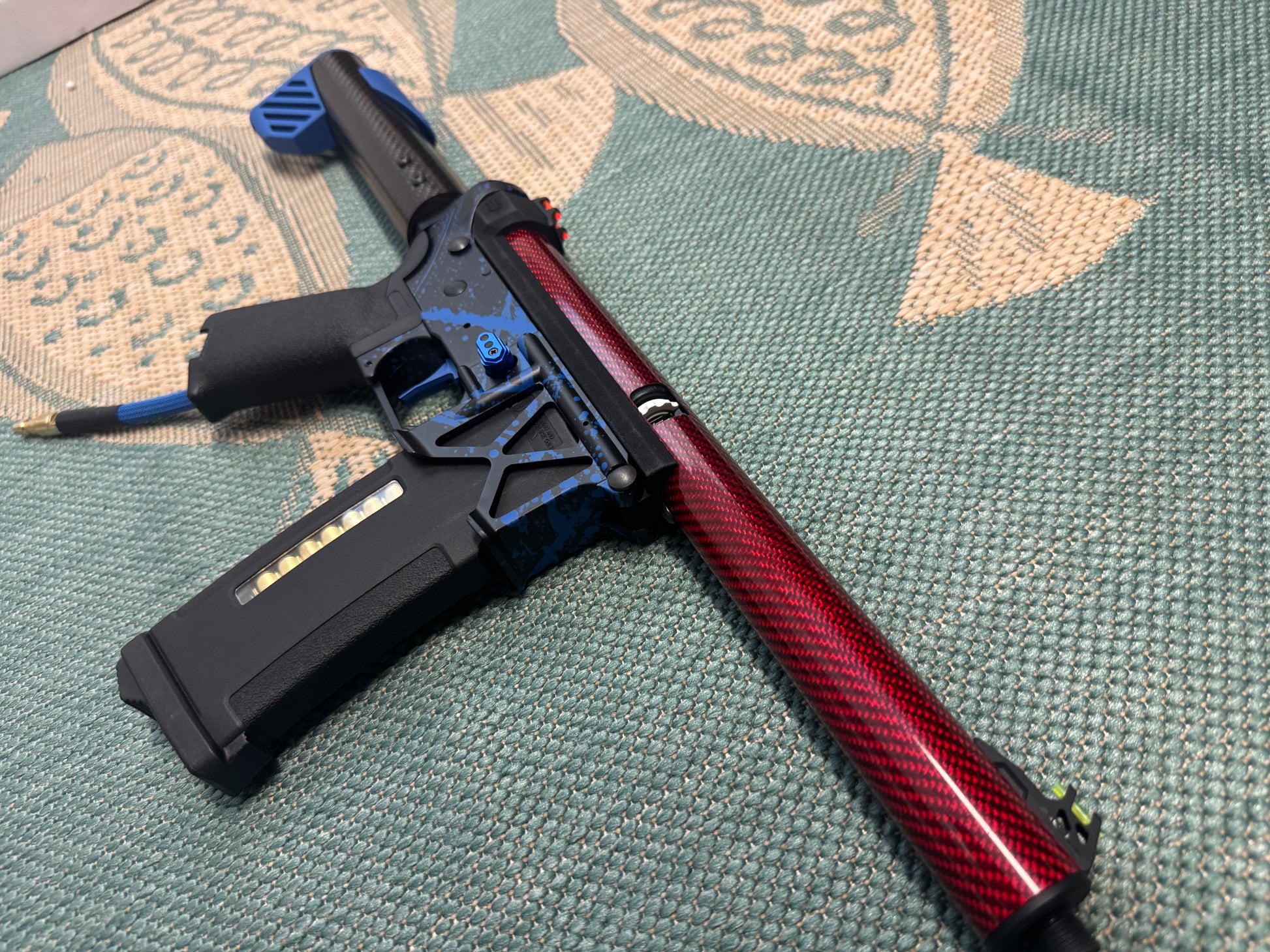 KA Tech MAC Polarstars F2 AR8 HPA M4 Carbon Type 2 Skeletonized Cerakote Splatter