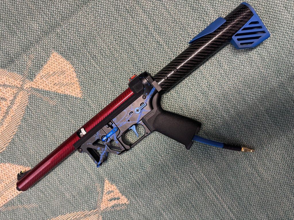 KA Tech MAC Polarstars F2 AR8 HPA M4 Carbon Type 2 Skeletonized Cerakote Splatter