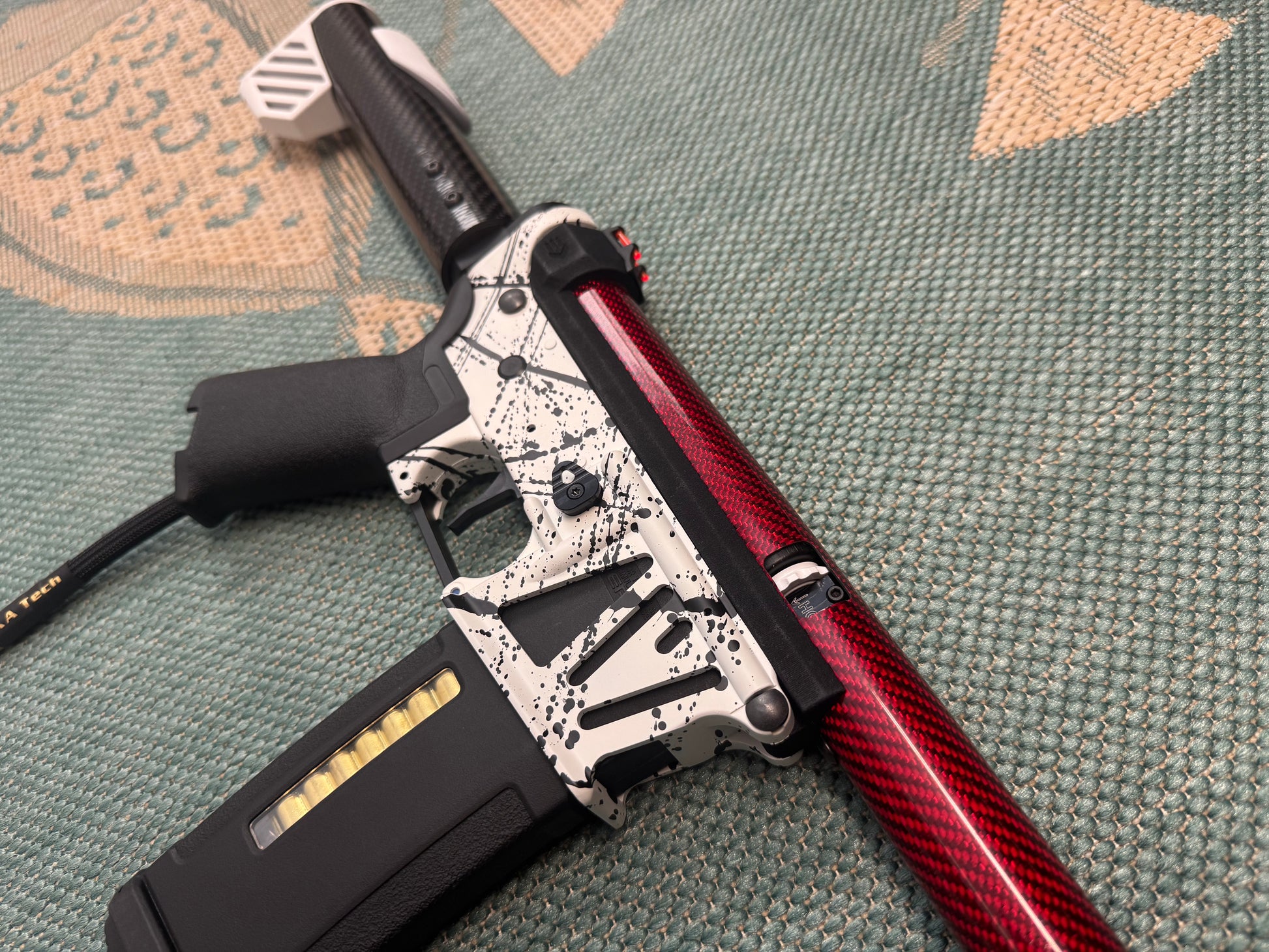 KA Tech MAC Polarstars F2 AR8 HPA M4 Carbon Type 4 Skeletonized Cerakote Splatter