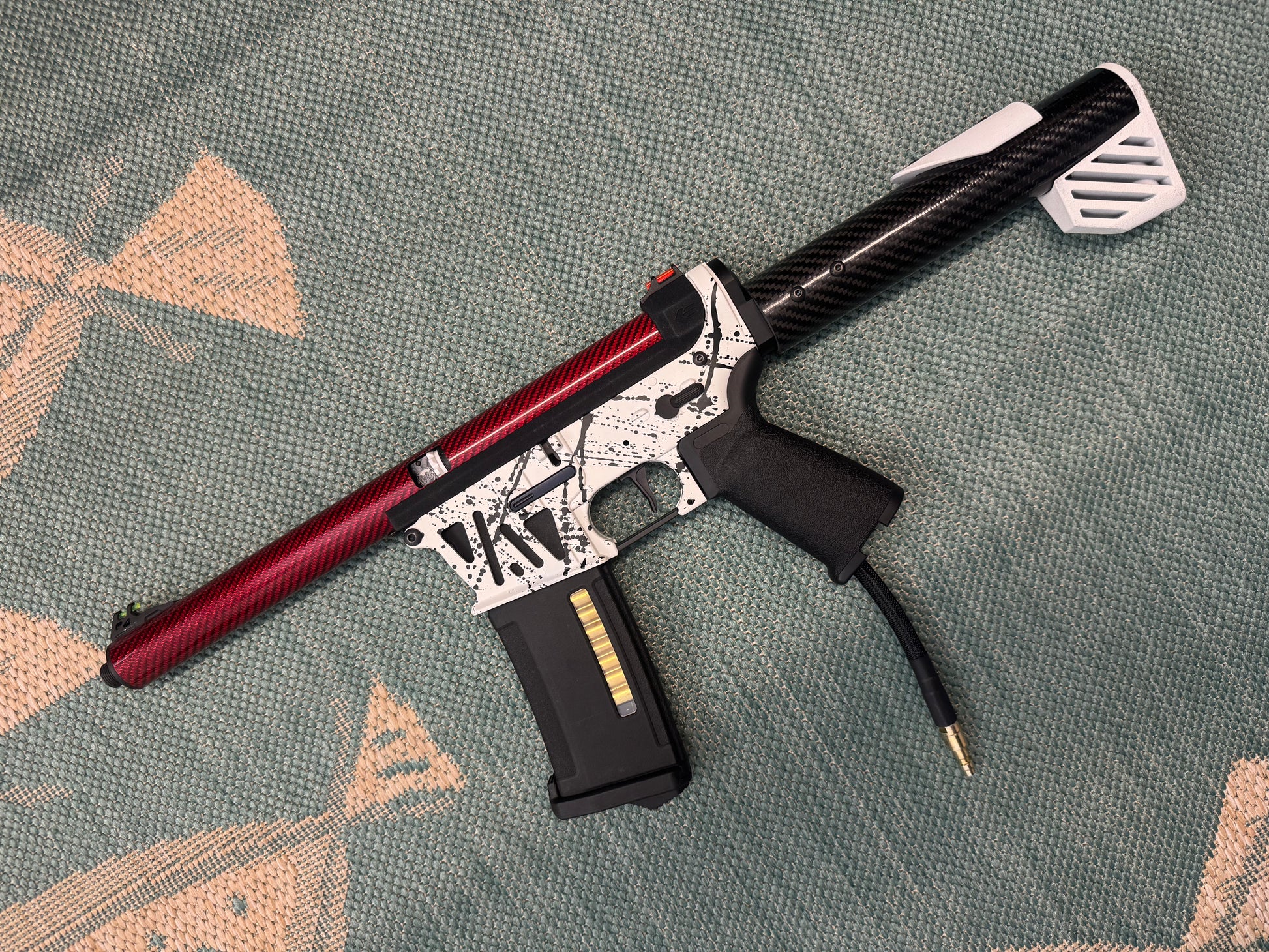 KA Tech MAC Polarstars F2 AR8 HPA M4 Carbon Type 4 Skeletonized Cerakote Splatter