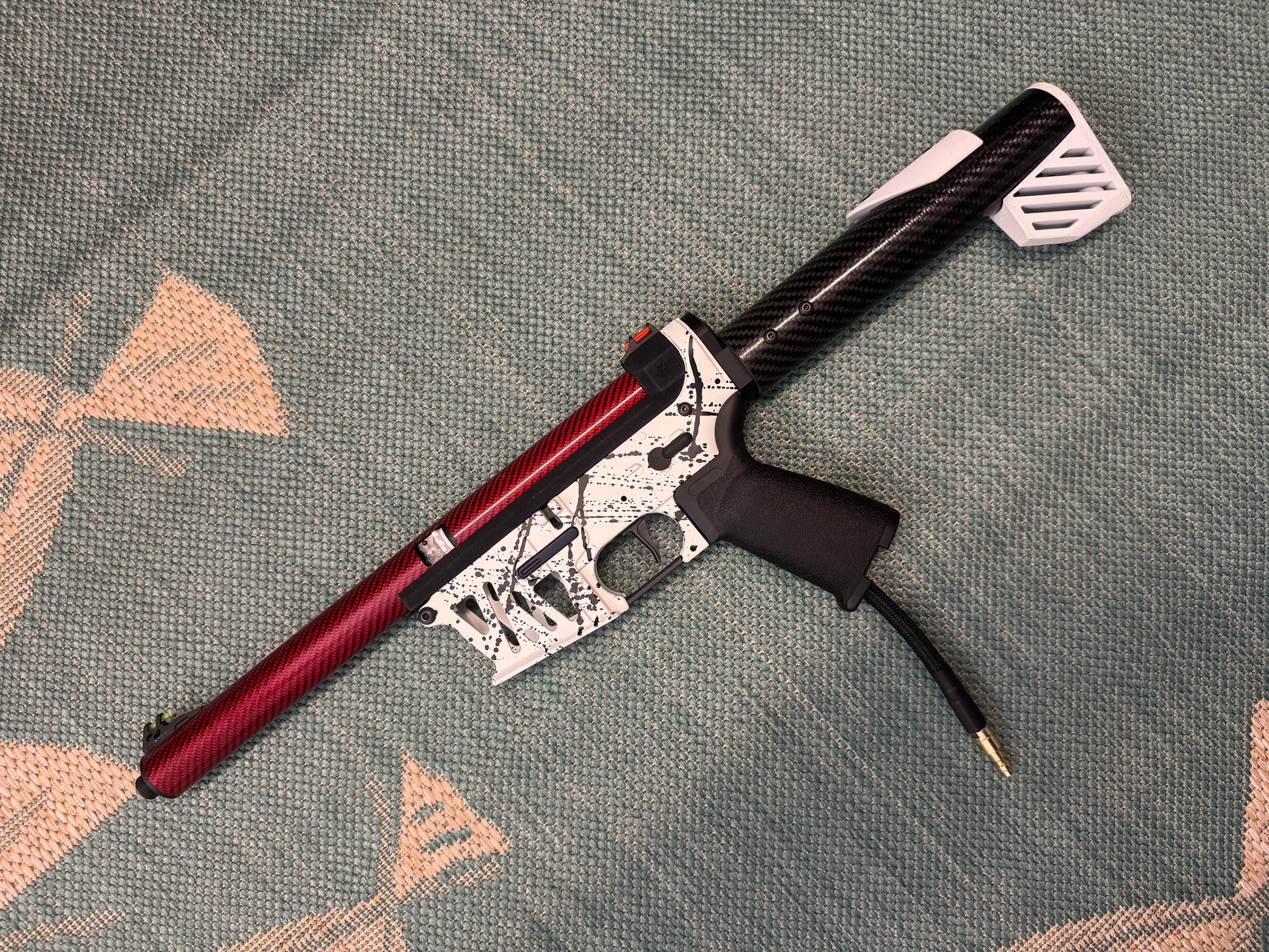 KA Tech MAC Polarstars F2 AR8 HPA M4 Carbon Type 4 Skeletonized Cerakote Splatter