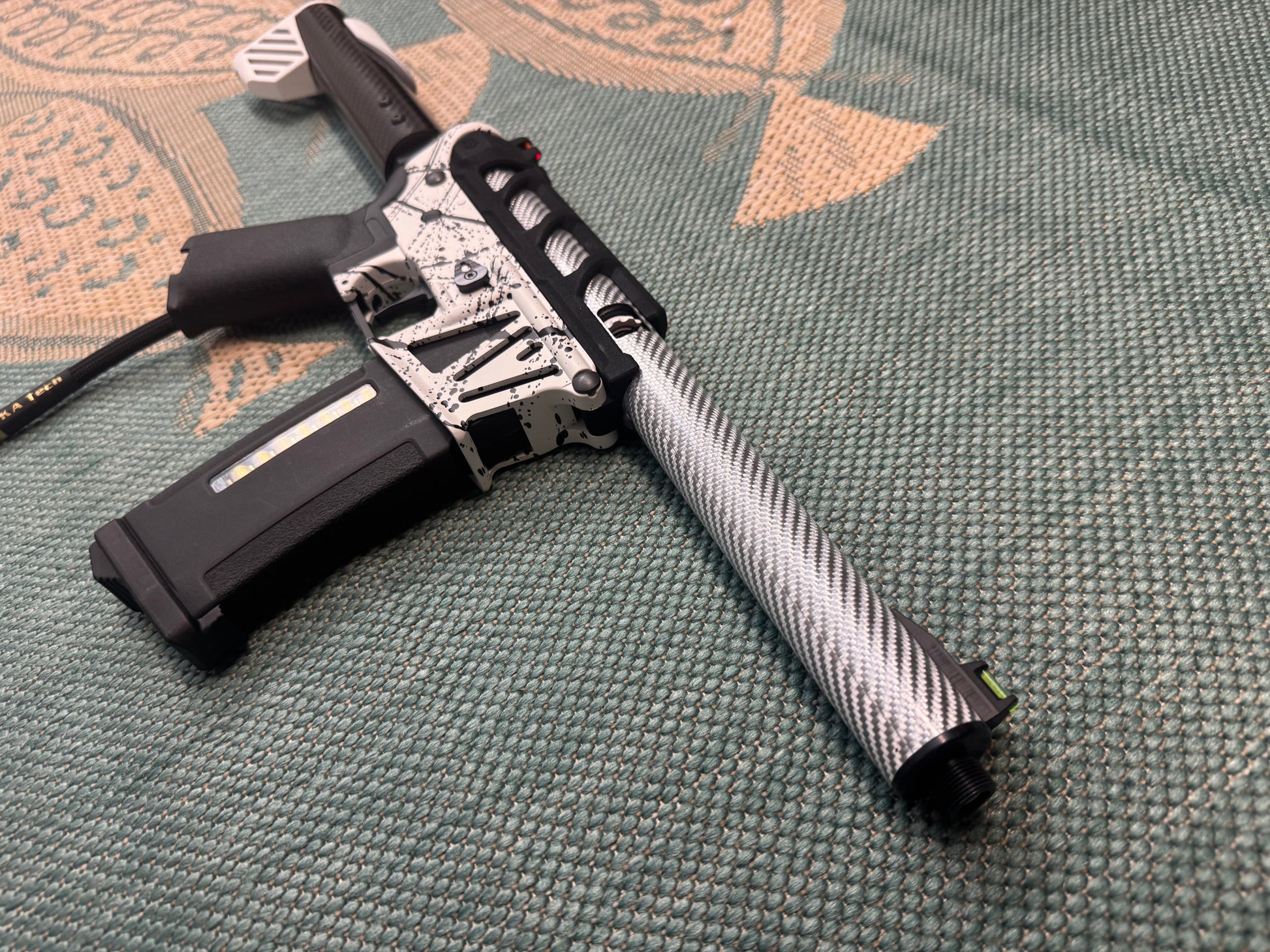 KA Tech MAC Polarstars F2 AR8 HPA M4 Carbon Type 4 Skeletonized Cerakote Splatter