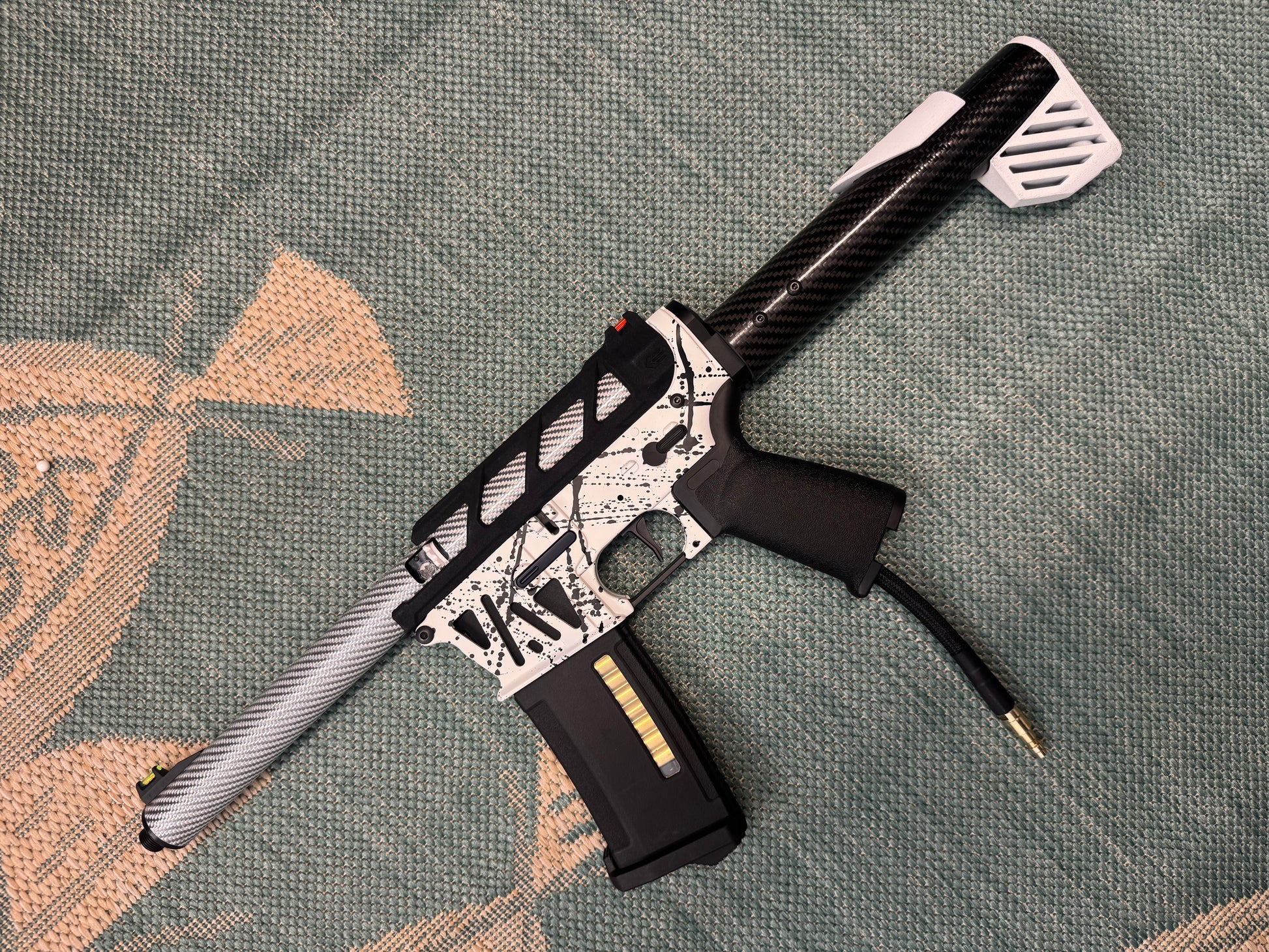 KA Tech MAC Polarstars F2 AR8 HPA M4 Carbon Type 4 Skeletonized Cerakote Splatter