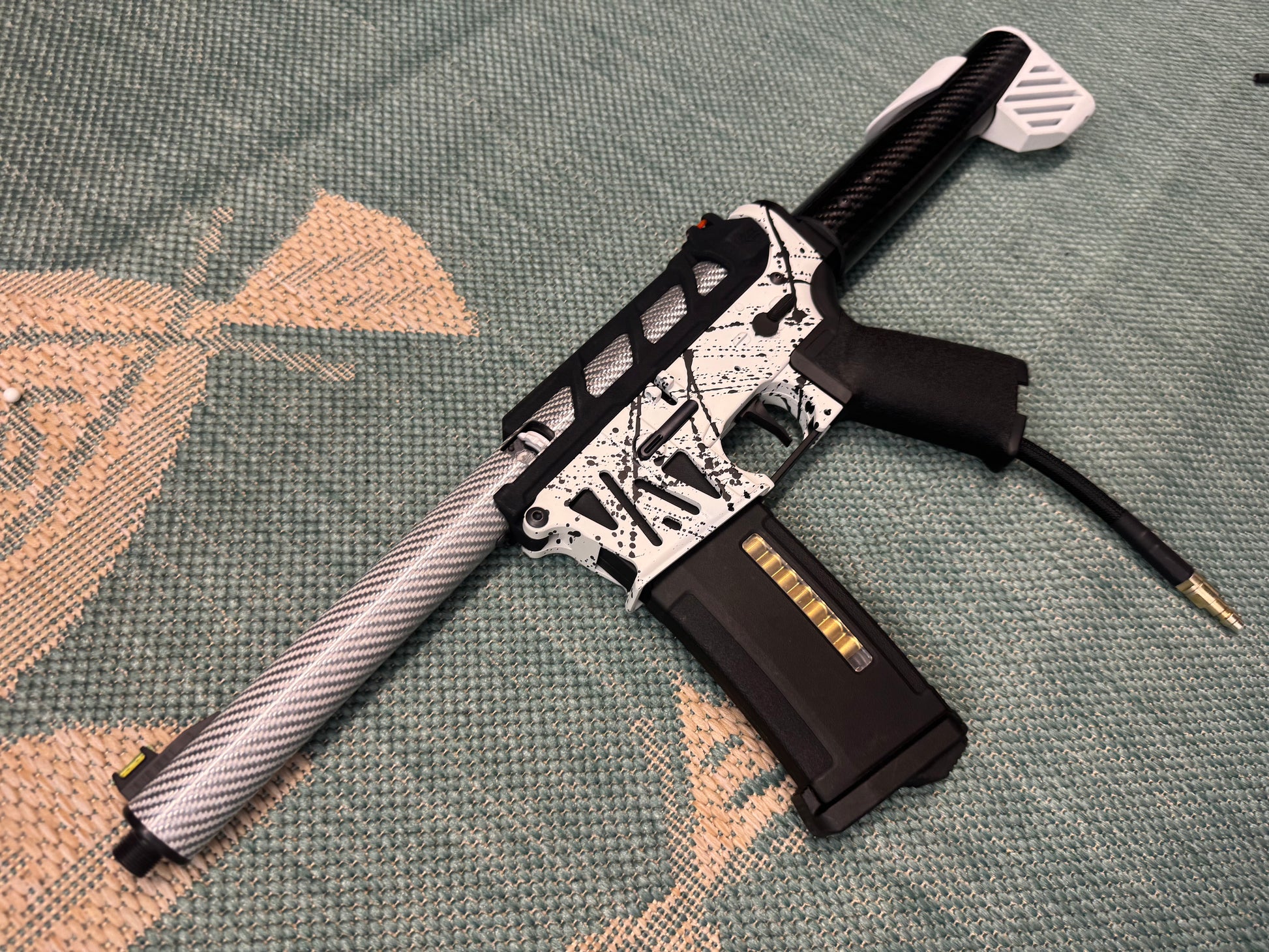 KA Tech MAC Polarstars F2 AR8 HPA M4 Carbon Type 4 Skeletonized Cerakote Splatter