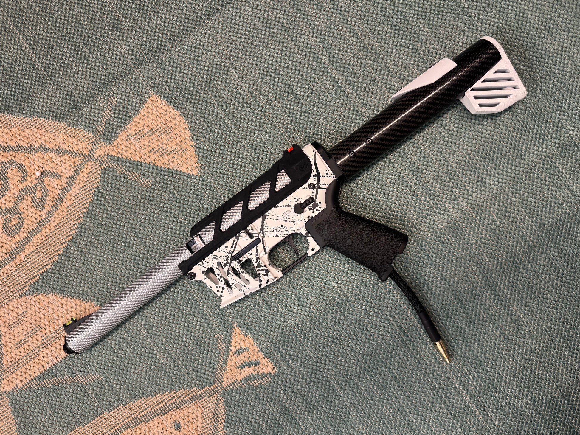 KA Tech MAC Polarstars F2 AR8 HPA M4 Carbon Type 4 Skeletonized Cerakote Splatter