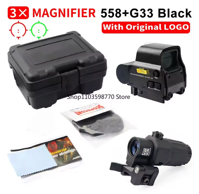 EOTECH 558 & 3x/5x Magnifier Combo