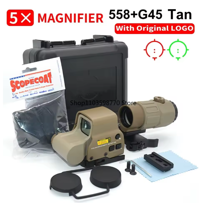 EOTECH 558 & 3x/5x Magnifier Combo